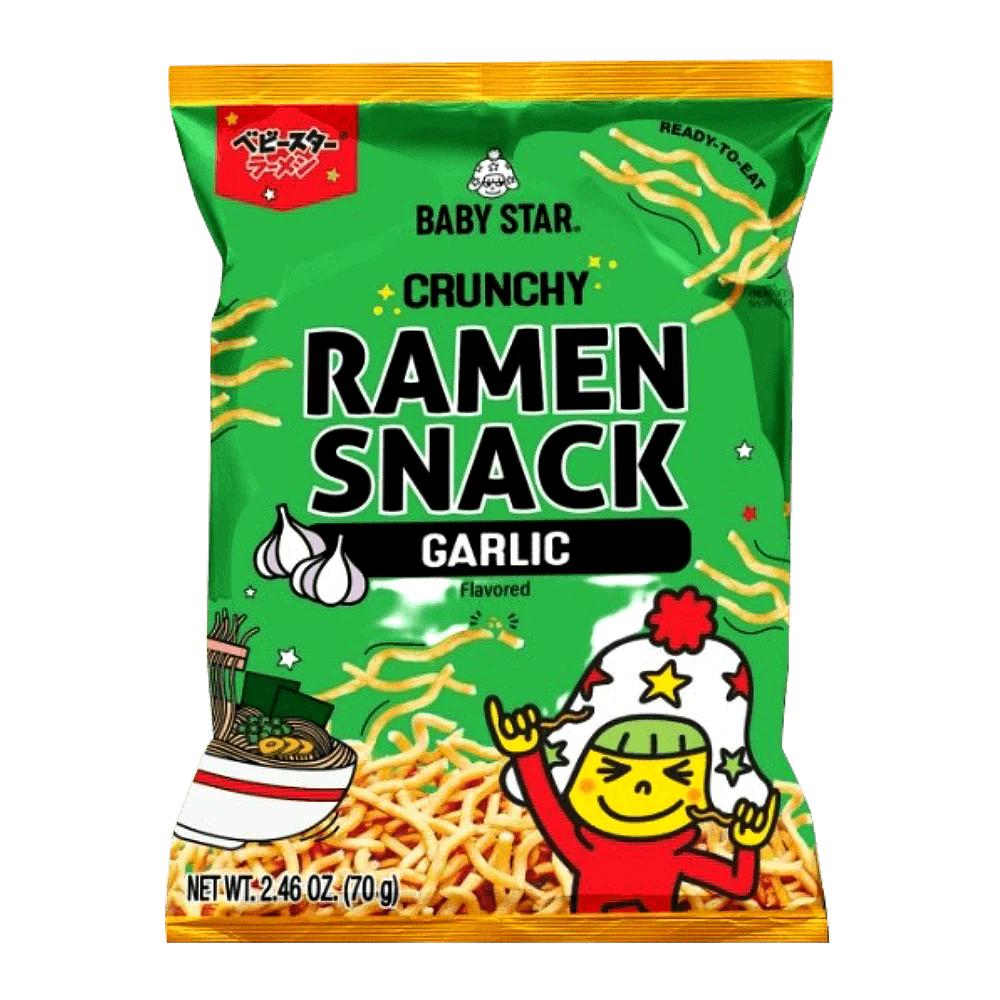 Babystar Crunchy Garlic Ramen Snack