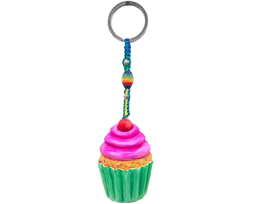 Cupcake Sweet Bakery Food Durepox Resin Figurine Keychain - Image 5