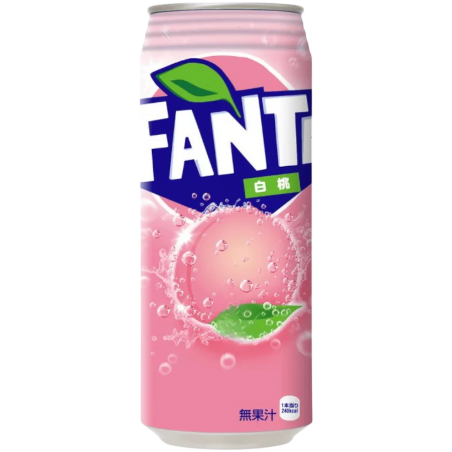 Fanta White Peach Can 24/500mL (JAPAN)