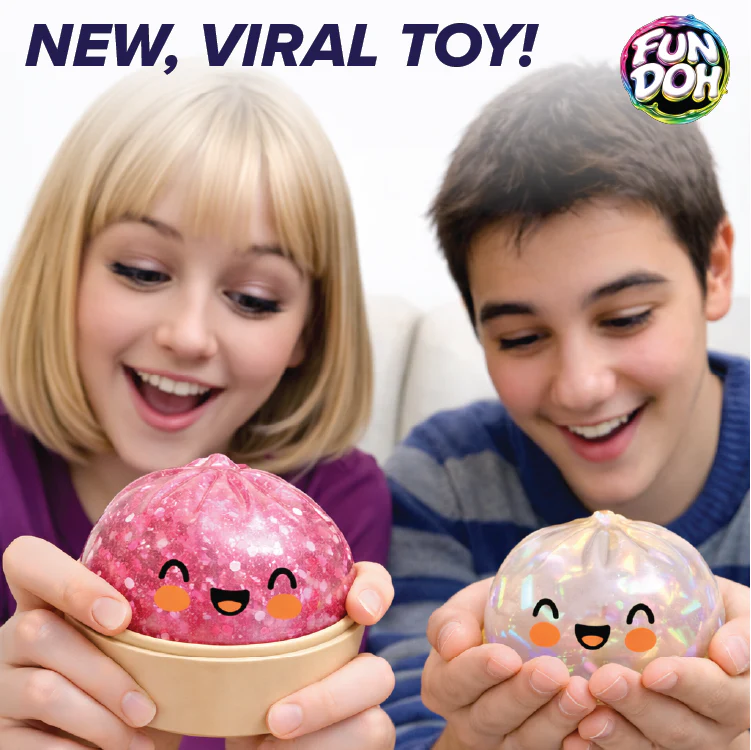 Fun Doh Mystery Dumpling Squishies | 12-Piece Retail Display: Wholesale Price - Image 8