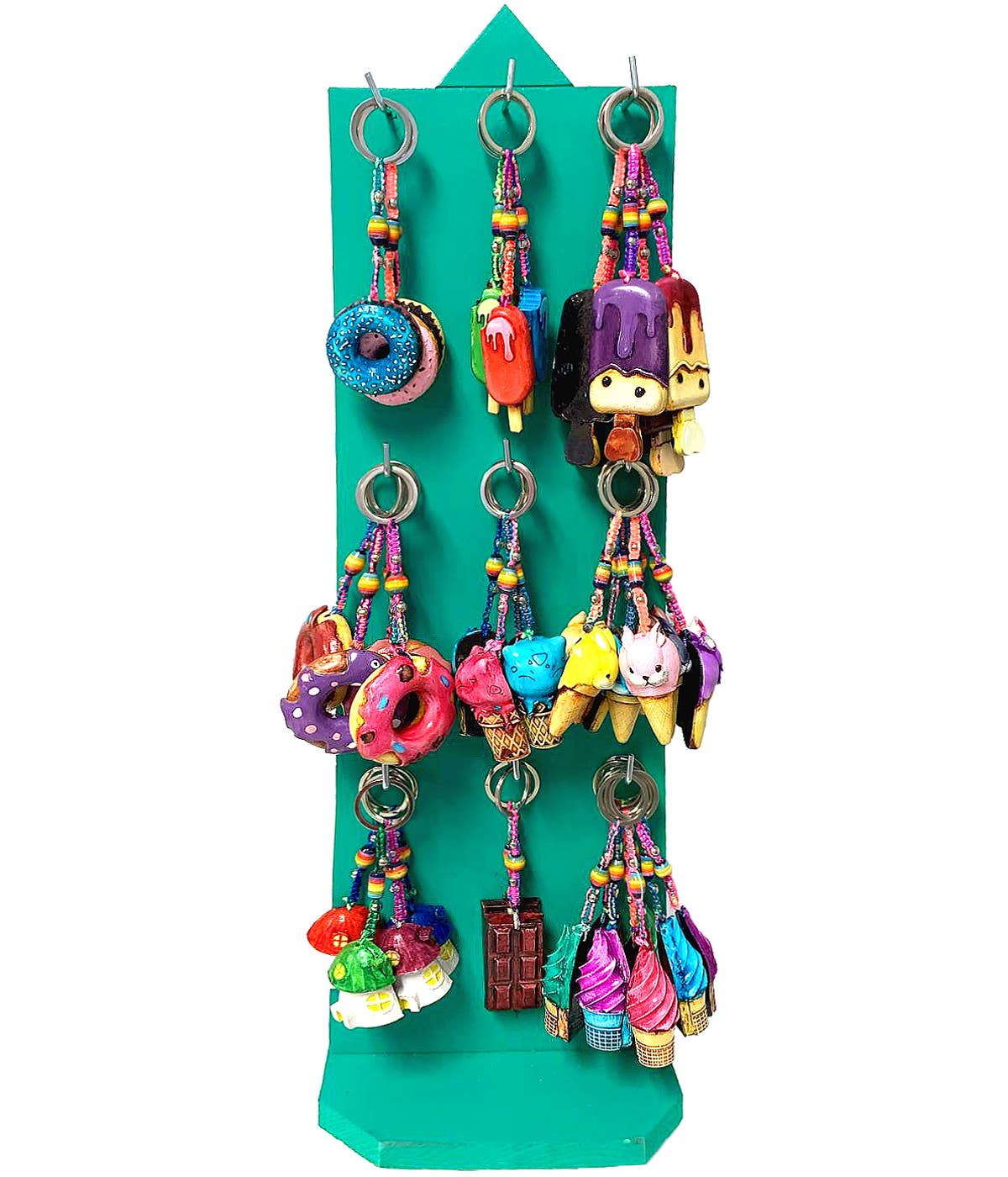 Ice Cream Cone Sweet Food Durepox Resin Figurine Keychain - Image 17