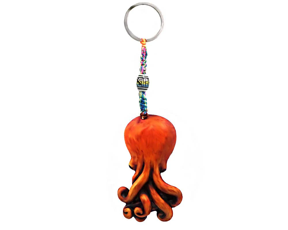 Octopus Sea Animal Durepox Resin Figurine Keychain - Image 2